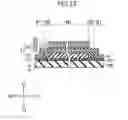 Fig. 16 - Method of fabricating display device ring shape rib layer