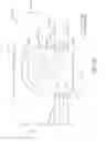 Fig. 12 - Coaxial filter having first to fifth resonators, where the fourth resonator is an elongated resonator