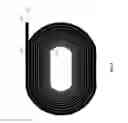 Fig. 13 - Single layer multi mode antenna for wireless power transmission using magnetic field coupling