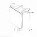 Fig. 07 - Recessed support for hidden sockets