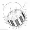 Fig. 01 - Inserted permanent magnet rotor for an external rotor electric machine