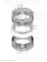 Fig. 03 - Rotary electric machine stator fitted with optimized coil