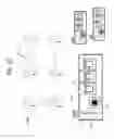 Fig. 32 - System and method for communication with a mobile device via a positioning system including RF communication devices and modulated beacon light sources