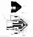 Fig. 17 - Cartridge for a liquid-cooled plasma arc torch