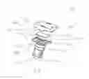 Fig. 02 - Pressure compensation element having spring element, casing and electronic control device