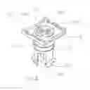 Fig. 03 - Pressure compensation element having spring element, casing and electronic control device