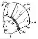 Fig. 01 - Hair wrap with outer waterproof shield