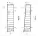 Fig. 18 - Tethered fluid-filled chamber with multiple tether configurations