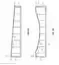 Fig. 26 - Tethered fluid-filled chamber with multiple tether configurations