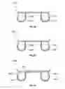 Fig. 76 - Tethered fluid-filled chamber with multiple tether configurations