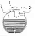 Fig. 01 - Infant peripheral lancing device having safety buckle turn lock and anti-backward push button