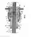 Fig. 41 - Surgical stapling device with independent tip rotation