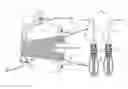 Fig. 01 - Tissue anchor and a suture inserted through the tissue anchor having end portions of the suture maintained within a conduit