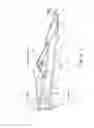 Fig. 17 - Tissue anchor and a suture inserted through the tissue anchor having end portions of the suture maintained within a conduit