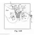 Fig. 29 - Tissue anchor and a suture inserted through the tissue anchor having end portions of the suture maintained within a conduit
