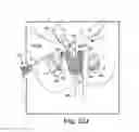 Fig. 31 - Tissue anchor and a suture inserted through the tissue anchor having end portions of the suture maintained within a conduit