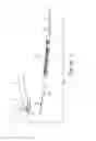 Fig. 47 - Tissue anchor and a suture inserted through the tissue anchor having end portions of the suture maintained within a conduit