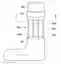 Fig. 01 - Shock absorbing device using damper for ankle and knee joints