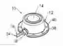 Fig. 01 - Low Profile Venous Access Port Assembly