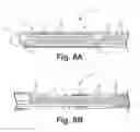 Fig. 10 - Epicardial defibrilation lead with side helix fixation and placement thereof