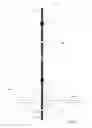 Fig. 02 - SUPPORT POLE FOR PROTECTION NETS OF A SKI SLOPE, WITH MARKER MEANS FOR MARKING THE DEPTH AT WHICH THE SUPPORT POLE IS DRIVEN INTO THE SNOW, AND CORRESPONDING PROTECTION NET FOR SKI SLOPES