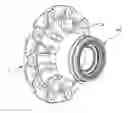 Fig. 01 - Wheel hub assembly for a vehicle wheel and pole ring of an ABS sensor