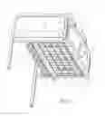 Fig. 04 - Convertible golf cart seat assembly