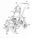 Fig. 01 - COLLAPSIBLE PUSHCHAIR FRAME OR DOLL'S PRAM FRAME