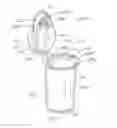 Fig. 09 - Vial with lid attachment mechanism