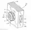 Fig. 01 - Symmetrical uni-directional single action centered cylinder keyless deadbolt door lock assembly for right or left hand hung doors