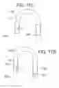 Fig. 26 - Replacement shackle for portable lock