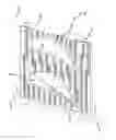 Fig. 01 - Overlapping herringbone filmhole patterned surfaces