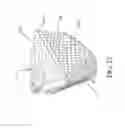 Fig. 15 - Reflecting structure for lamp