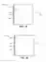 Fig. 13 - Light emitting device comprising a film-based lightguide and reduced cladding layer at the input surface