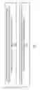 Fig. 13 - Temperature sensing display assemblies