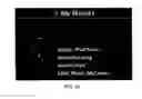Fig. 44 - Displaying a selectable item over a blurred user interface