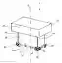 Fig. 01 - Packaging for transporting and/or storing radioactive material, comprising a more effective corner shock absorber