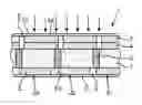 Fig. 01 - Dye-sensitized solar cell module having a serial structure and a method for manufacturing the solar cell