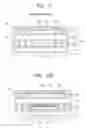 Fig. 18 - Packaged semiconductor chips having heat dissipation layers and ground contacts therein