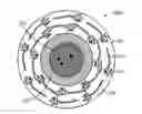 Fig. 01 - Patch antenna with peripheral parasitic monopole circular arrays