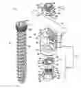 Fig. 01 - Modular uniplanar pedicle screw assembly for use with a polyaxial bone fastener