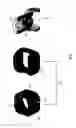Fig. 14 - Modular uniplanar pedicle screw assembly for use with a polyaxial bone fastener