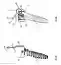 Fig. 18 - Modular uniplanar pedicle screw assembly for use with a polyaxial bone fastener