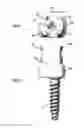 Fig. 19 - Modular uniplanar pedicle screw assembly for use with a polyaxial bone fastener