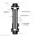 Fig. 01 - Transverse flow self-cleaning strainer