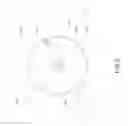 Fig. 06 - Power saw blade cooling arrangement