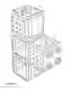 Fig. 08 - Nestable dual-configuration storage and display container