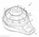 Fig. 01 - Lid for container with rotatable reclosable spout
