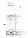 Fig. 02 - System including a pump for treating wire in molten fluids