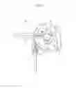Fig. 12 - Operating device for flush water tank assembly, flush water tank assembly, and flush toilet